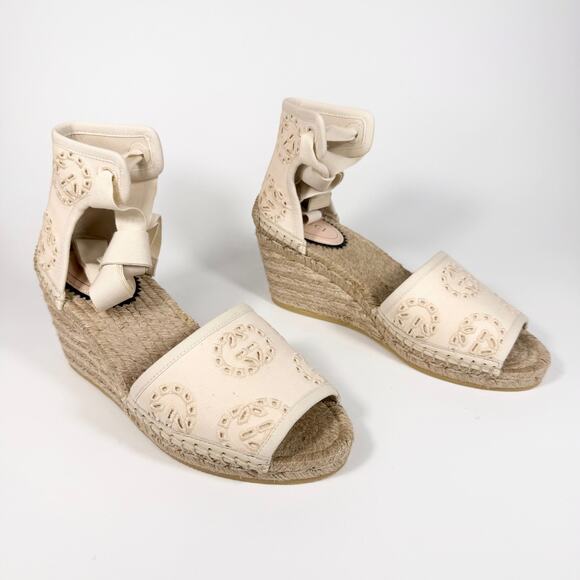 Gucci Damita GG Eyelet Wedge Heel - Women’s 7 - Picture 3 of 7